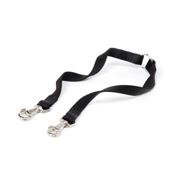 LAISSE DOUBLE CAMON 15X350 MM NOIR
