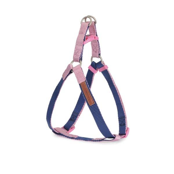 HARNAIS  NYLON CAMON ONE TOUCH BICOLORE BLEU/ROSE 15X350X600MM