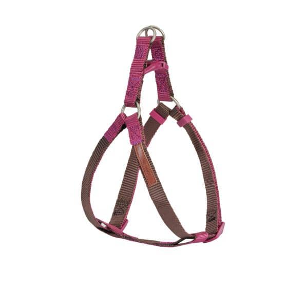 HARNAIS  NYLON CAMON ONE TOUCH BICOLORE MARRON/FUCHSIA 15X350X600MM