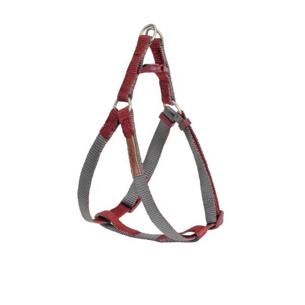 HARNAIS  NYLON CAMON ONE TOUCH BICOLORE GRIS/ROUGE 15X350X600MM