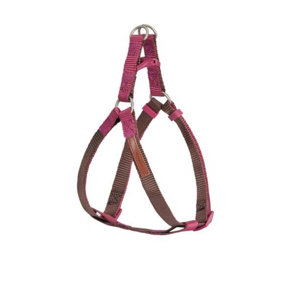 HARNAIS  NYLON CAMON ONE TOUCH BICOLORE MARRON/FUCHSIA 25X600X1000MM